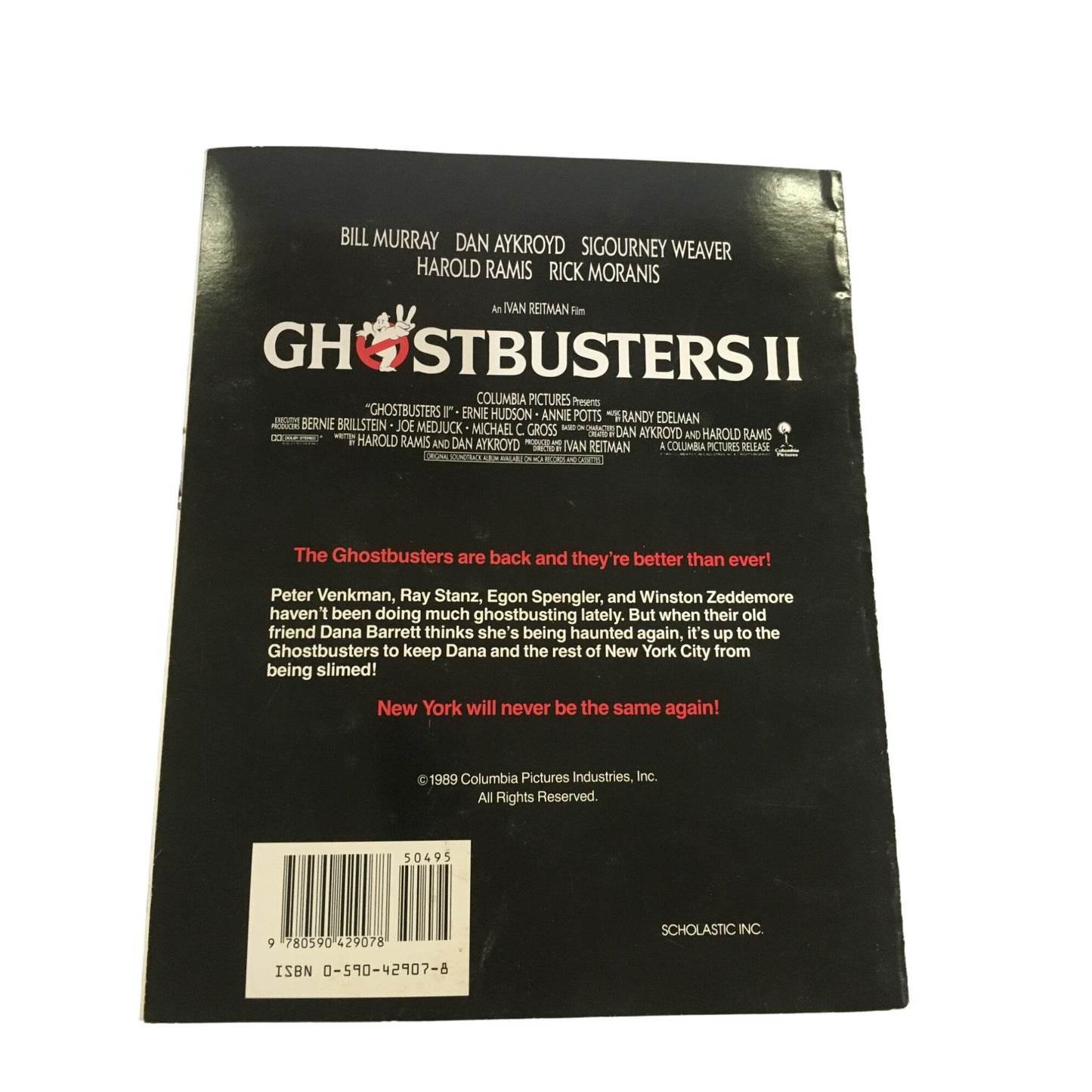 Vintage Ghostbusters 2 Storybook by Jovial Bob Stein