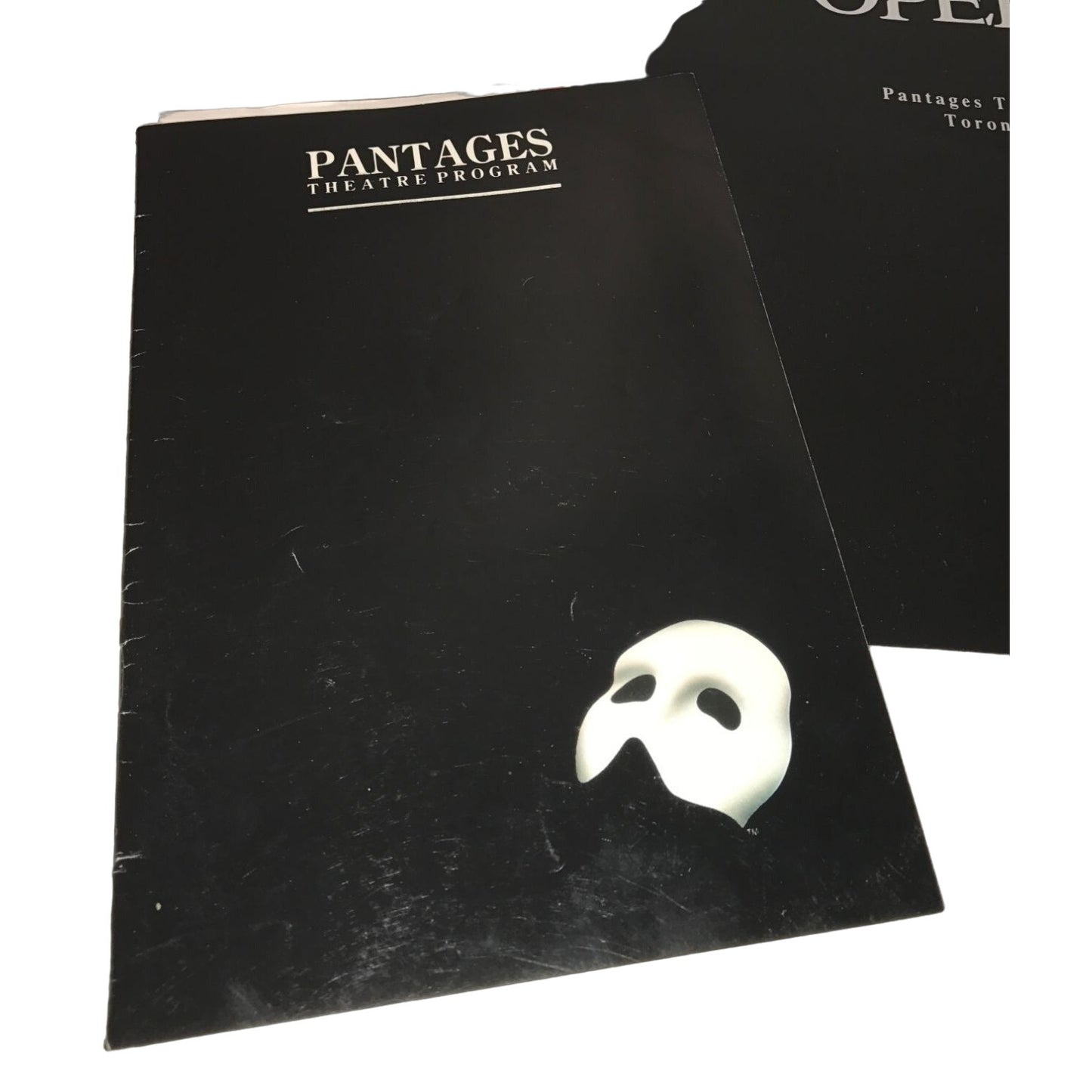 The Phantom Of the Opera Pantages Theatre Toronto Book & 2 Theatre Programs