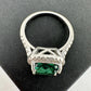 3.56 Carat Lab Created Pariaba Color Change Ring Size 8 - A+ Stuff
