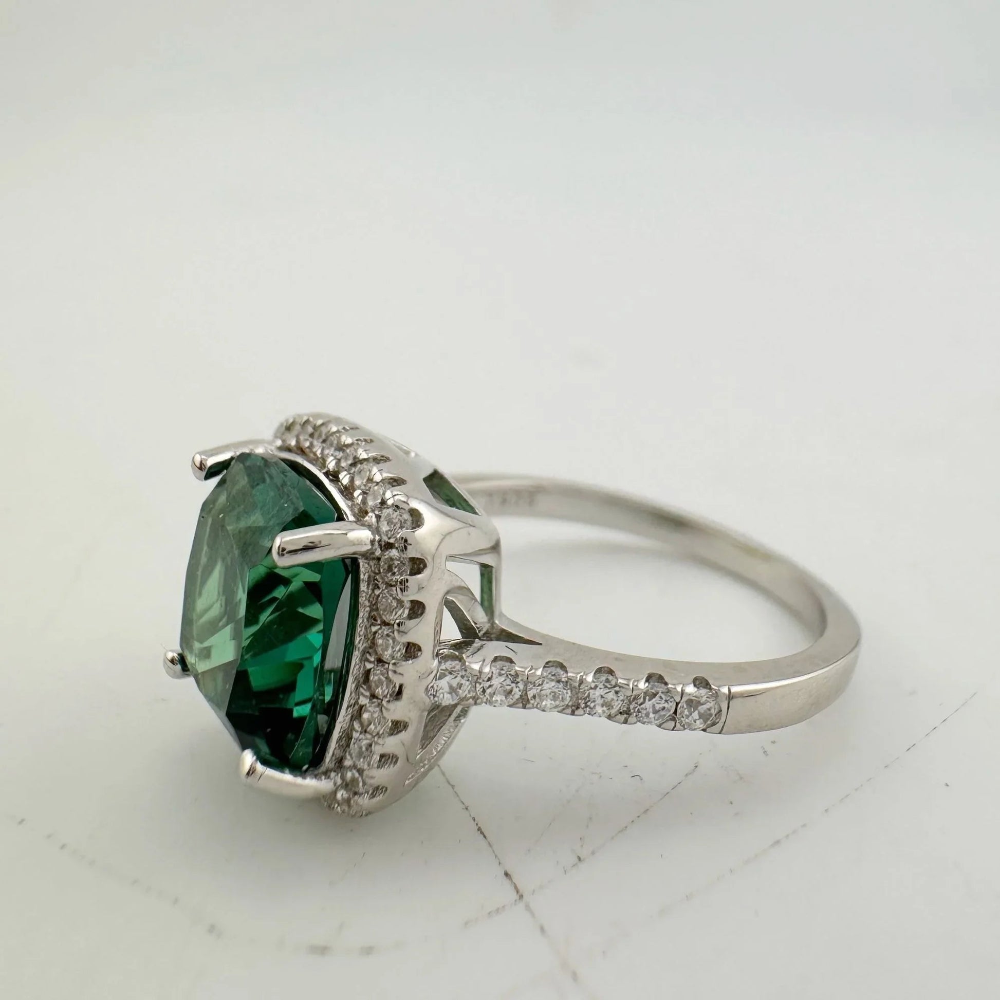 3.56 Carat Lab Created Pariaba Color Change Ring Size 8 - A+ Stuff