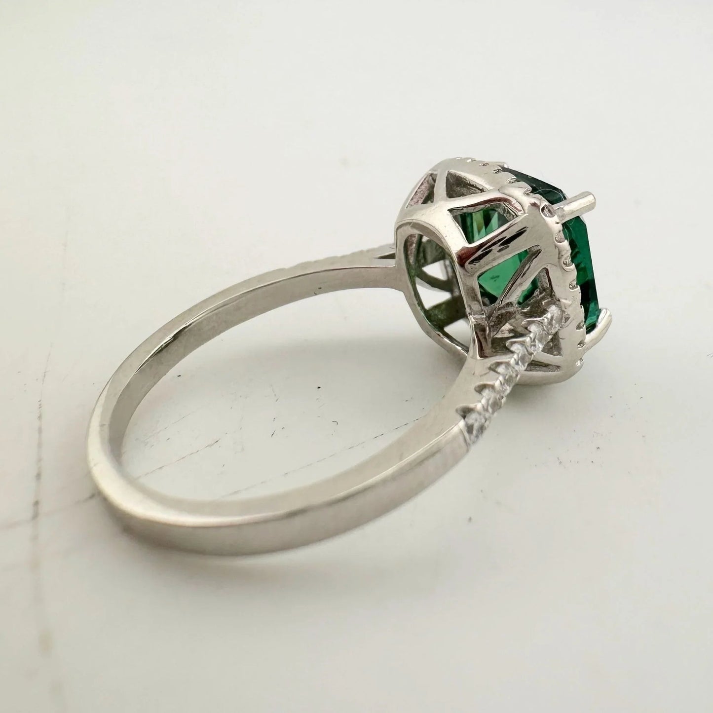 3.56 Carat Lab Created Pariaba Color Change Ring Size 8 - A+ Stuff