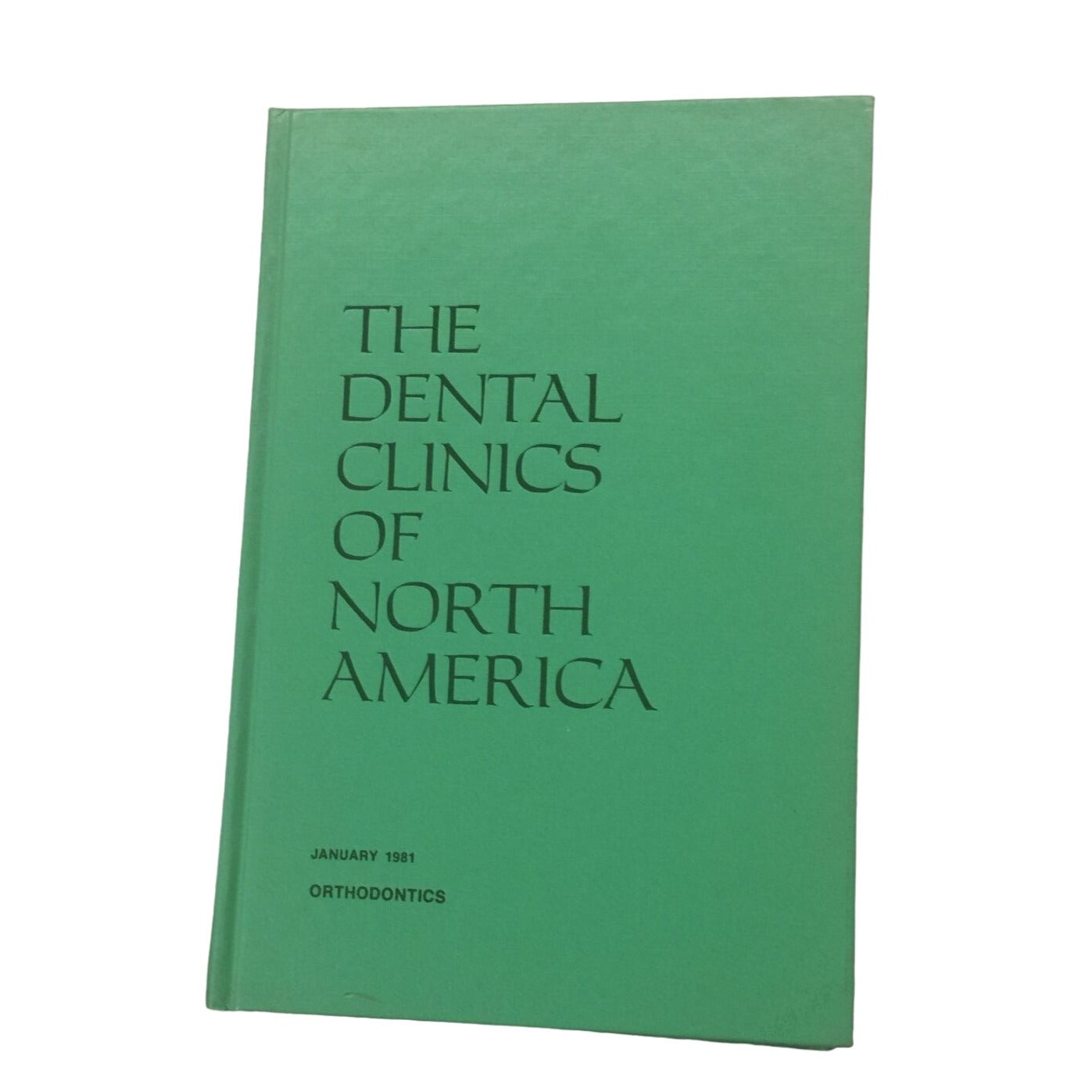 The Dental Clinics of North America Vintage Jan. 1981 book