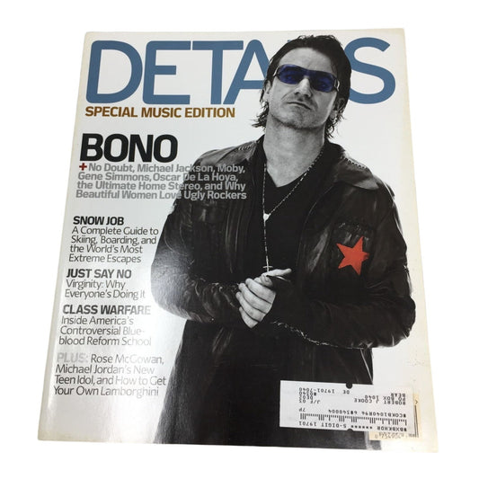 Bono (U2) - Special Music Edition - Details Magazine - November 2001