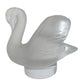 Two's Company Small Frosted Glass Swan Decorative piece Home decor/accent