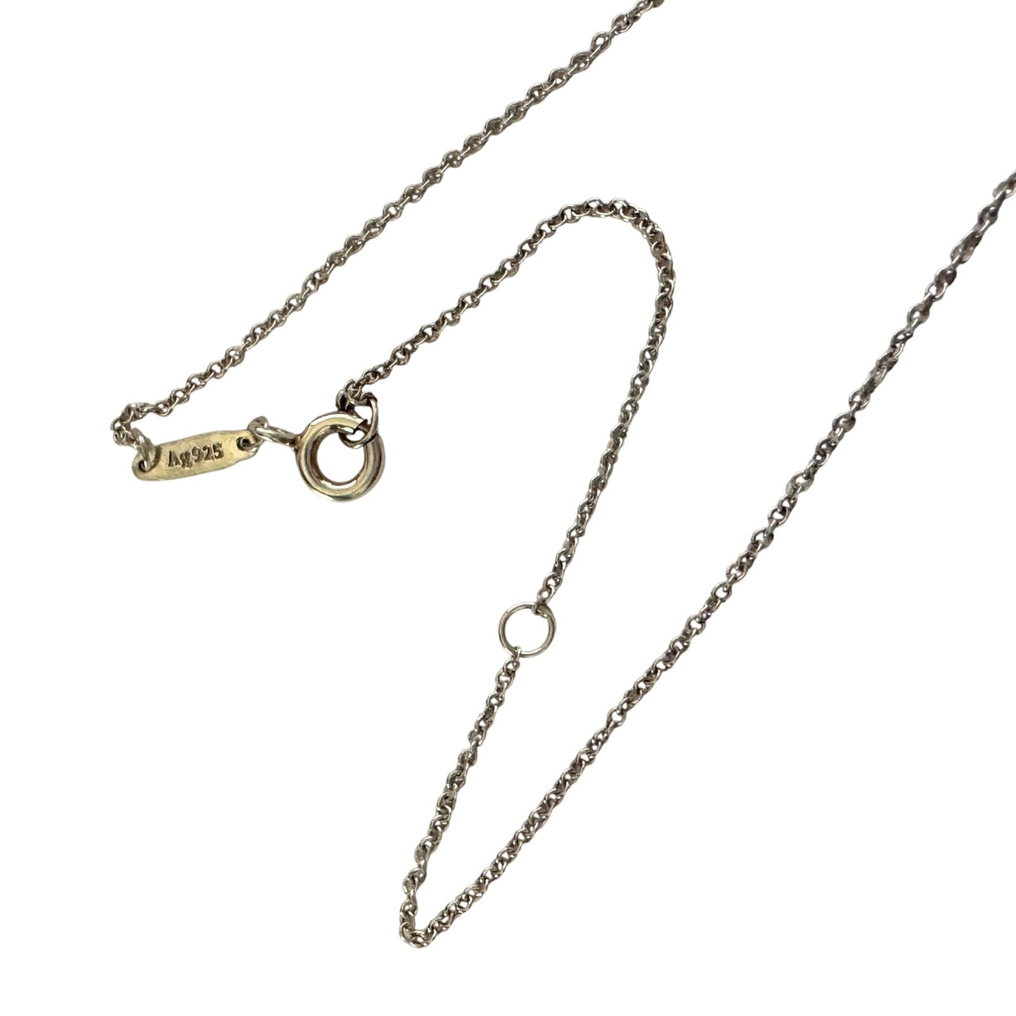 Tiffany & Co "Return To" Double Heart Necklace with Diamond