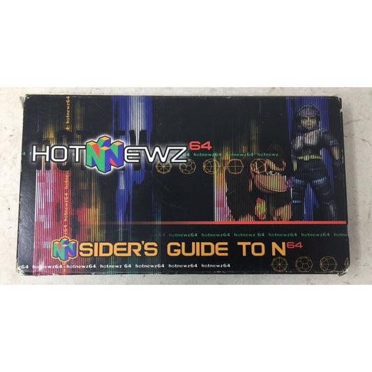 Nintendo Hot Newz Insiders Guide to N64 VHS Tape Jet Force Gemini Donkey Kong