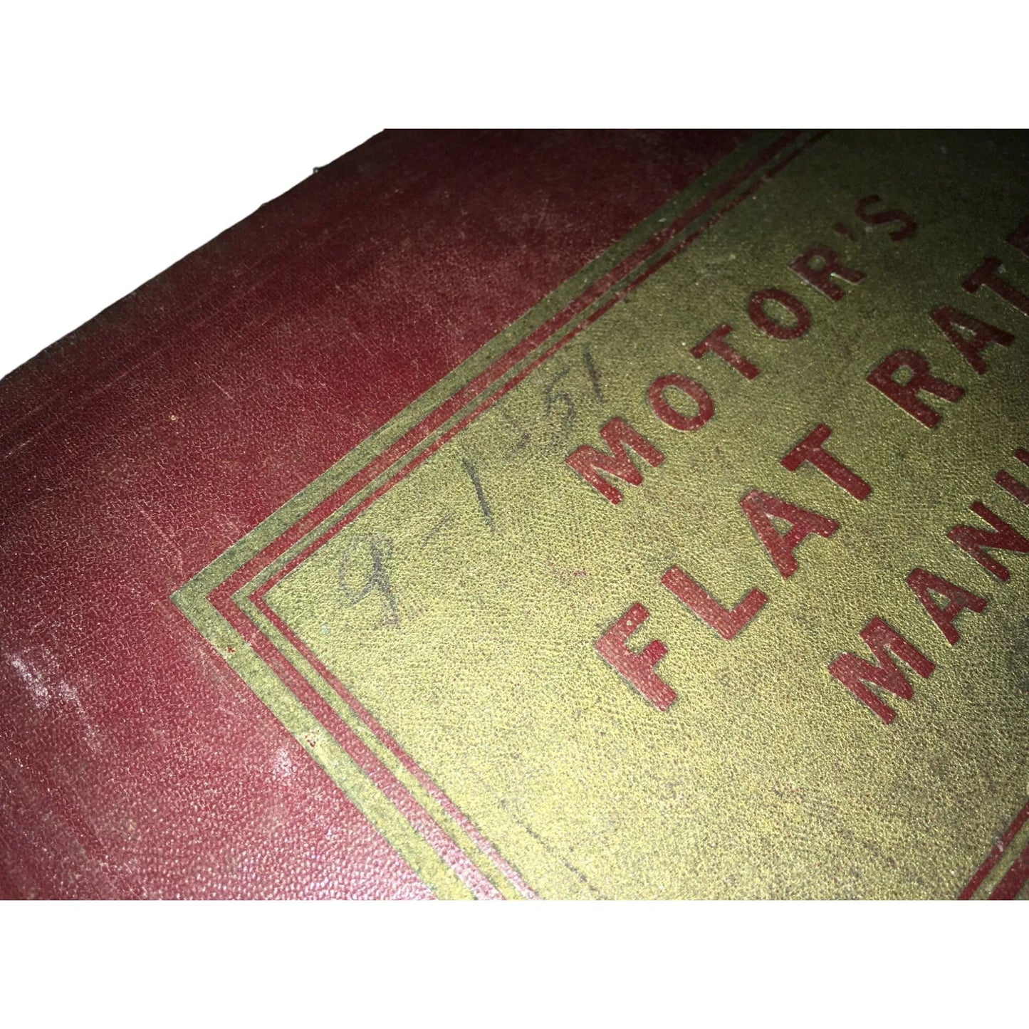 Motors Flat Rate Manual Keep Em Rolling with Motors Manuals Vintage Book - A+ Stuff