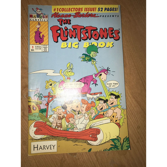 Vintage Harvey Classics THE FLINTSTONES Big Book Comic Book #1