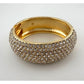 Wide Rhinestone Bangle Bracelet