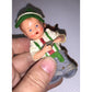 Vintage Small Doll With Hat and Overalls - Missing Leg & Other Leg is Detached