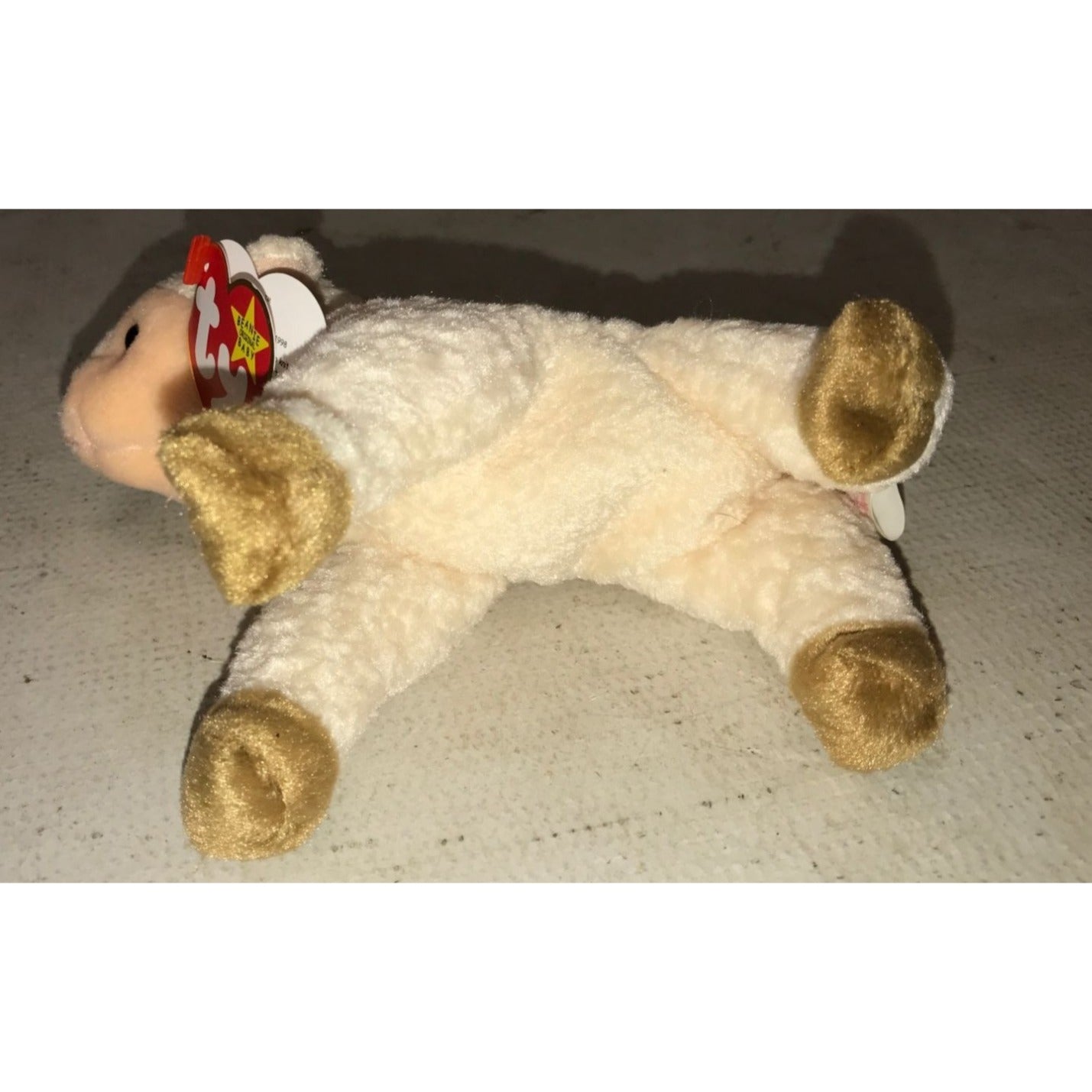 Vintage 1998 TY Beanie Baby with Tags Ewey the Lamb