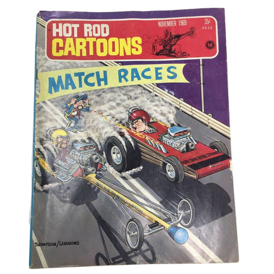 Vintage Copy of Hot Rod Cartoons magazine from November 1969 unbranded  A+ Stuff