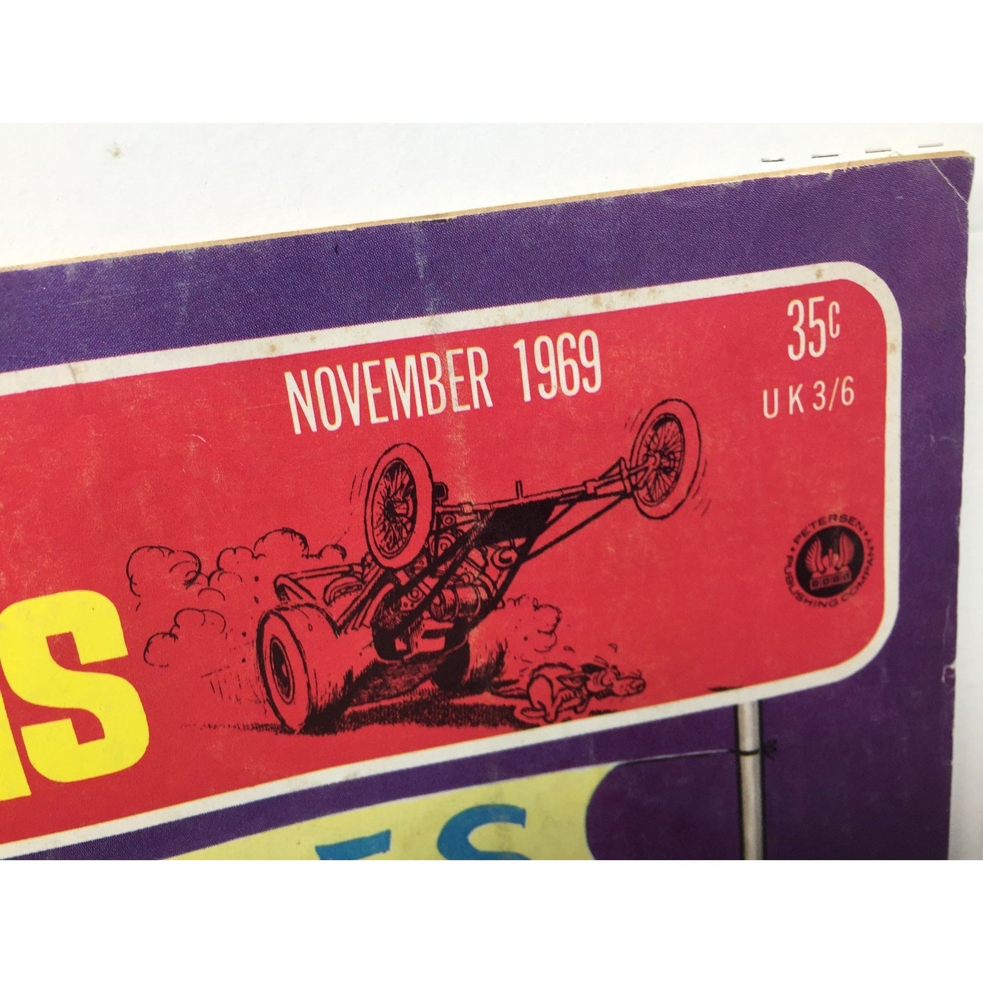 Vintage Copy of Hot Rod Cartoons magazine from November 1969 unbranded  A+ Stuff