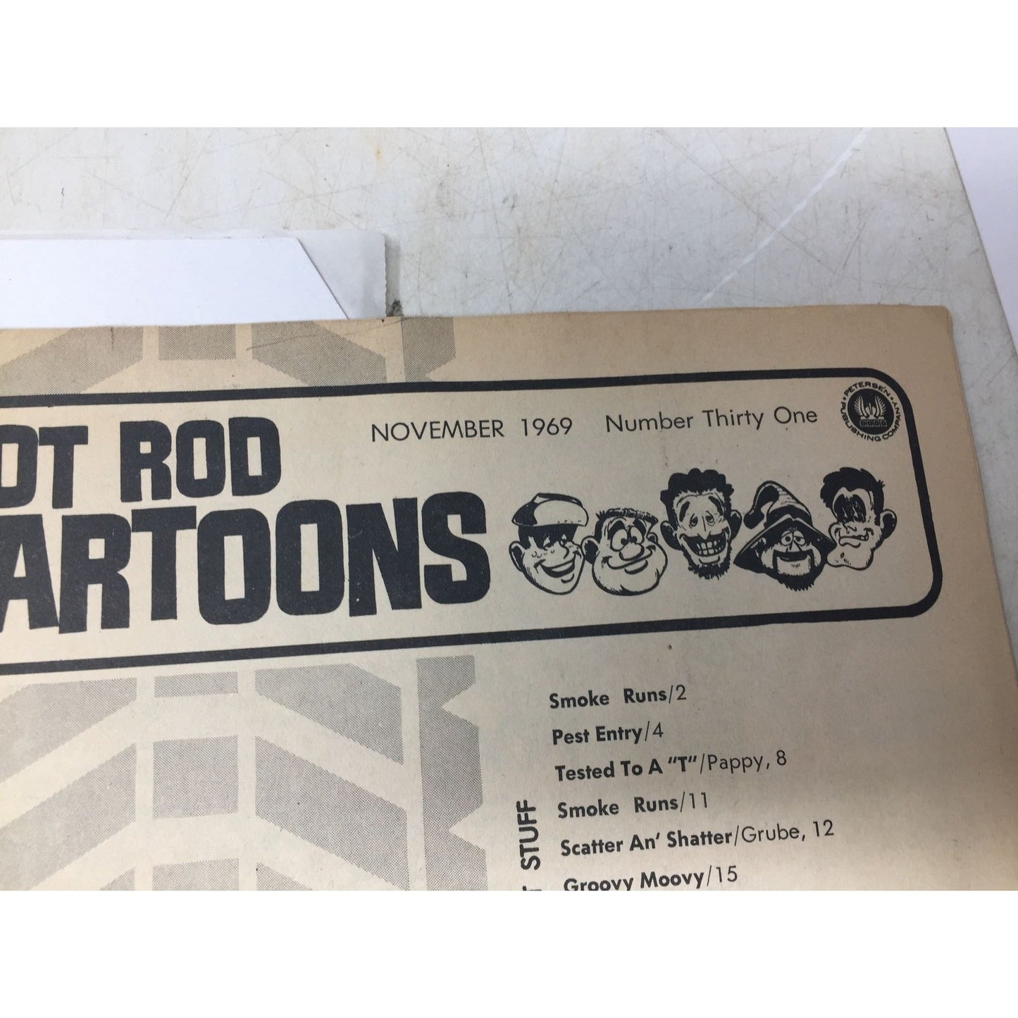 Vintage Copy of Hot Rod Cartoons magazine from November 1969 unbranded  A+ Stuff