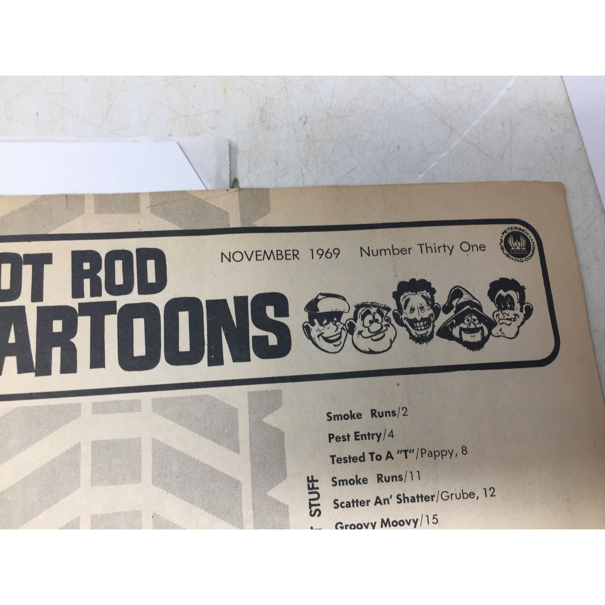 Vintage Copy of Hot Rod Cartoons magazine from November 1969 unbranded  A+ Stuff
