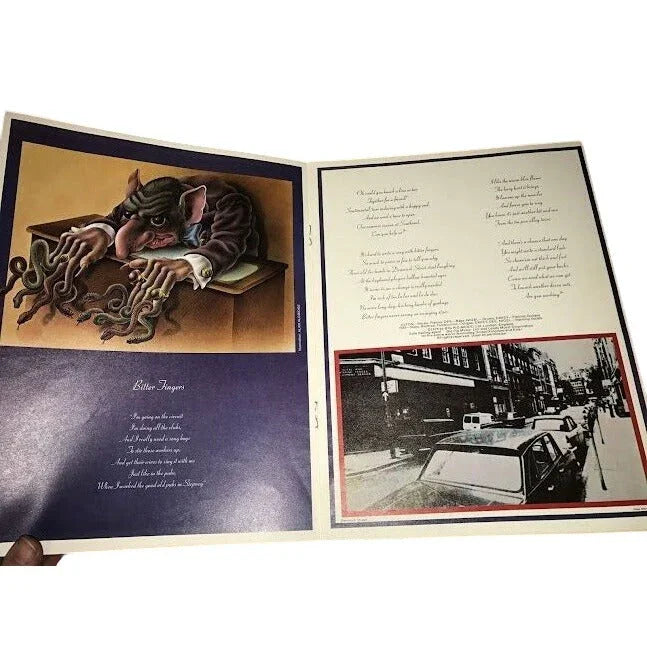 Liberty Wants Talent - Elton John - LYRICS and SCRAPS Photo and Song Lyrics (1975 ) Big Pig Music Ltd.  A+ Stuff Vintage Advertising