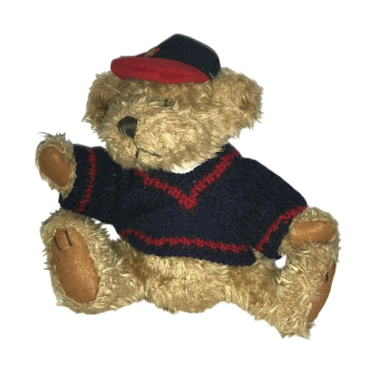 Pickford Brass Button Bears 1996 TULLY Dressed Bear w Hat -CUTE!