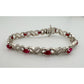 5 Carat Ruby Bracelet with Diamond Accent