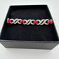 5 Carat Ruby Bracelet with Diamond Accent