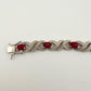 5 Carat Ruby Bracelet with Diamond Accent