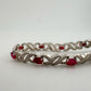 5 Carat Ruby Bracelet with Diamond Accent