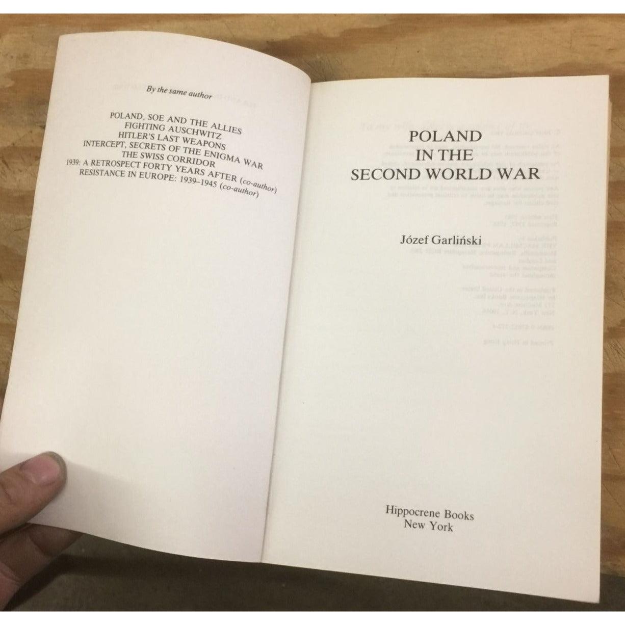 Poland in the Second World War Book by Józef Garliński