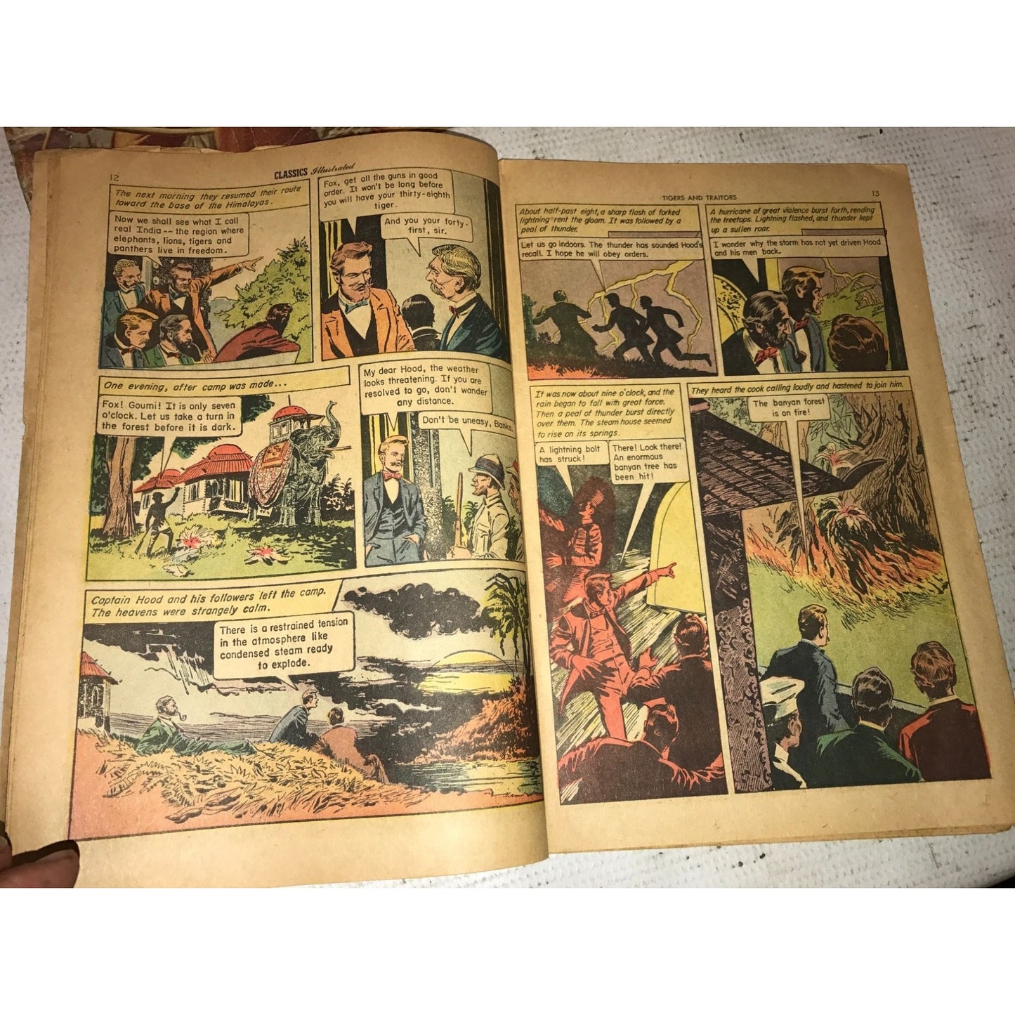 Classics Illustrated Vintage Set-1950s-William Tell-The Rough Rider-Tigers and Traitors