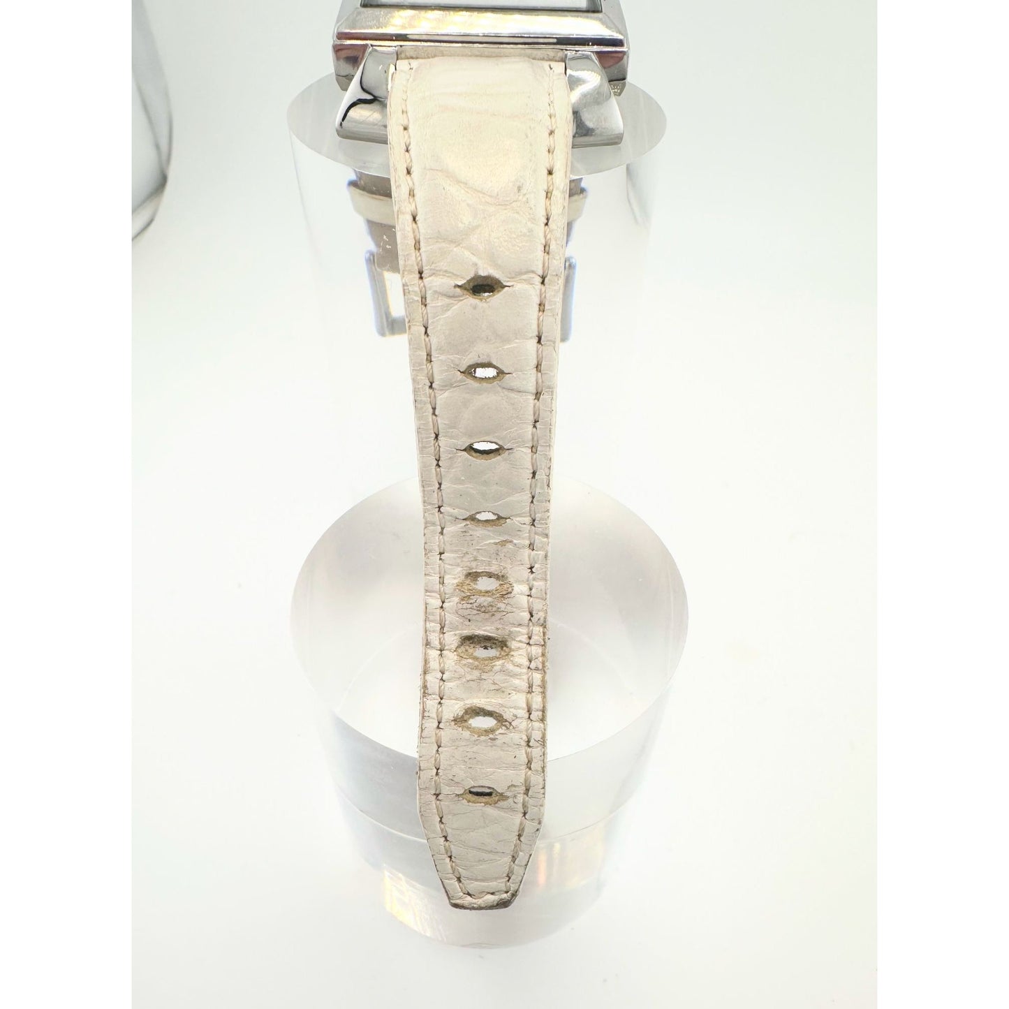 GaGa MILANO NAPOLEONE Men's Wrist watch - White Band -Stand Out Bold Face - Great Find!