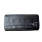 Gucci Black Long Bifold Wallet with Silver Belt Buckle