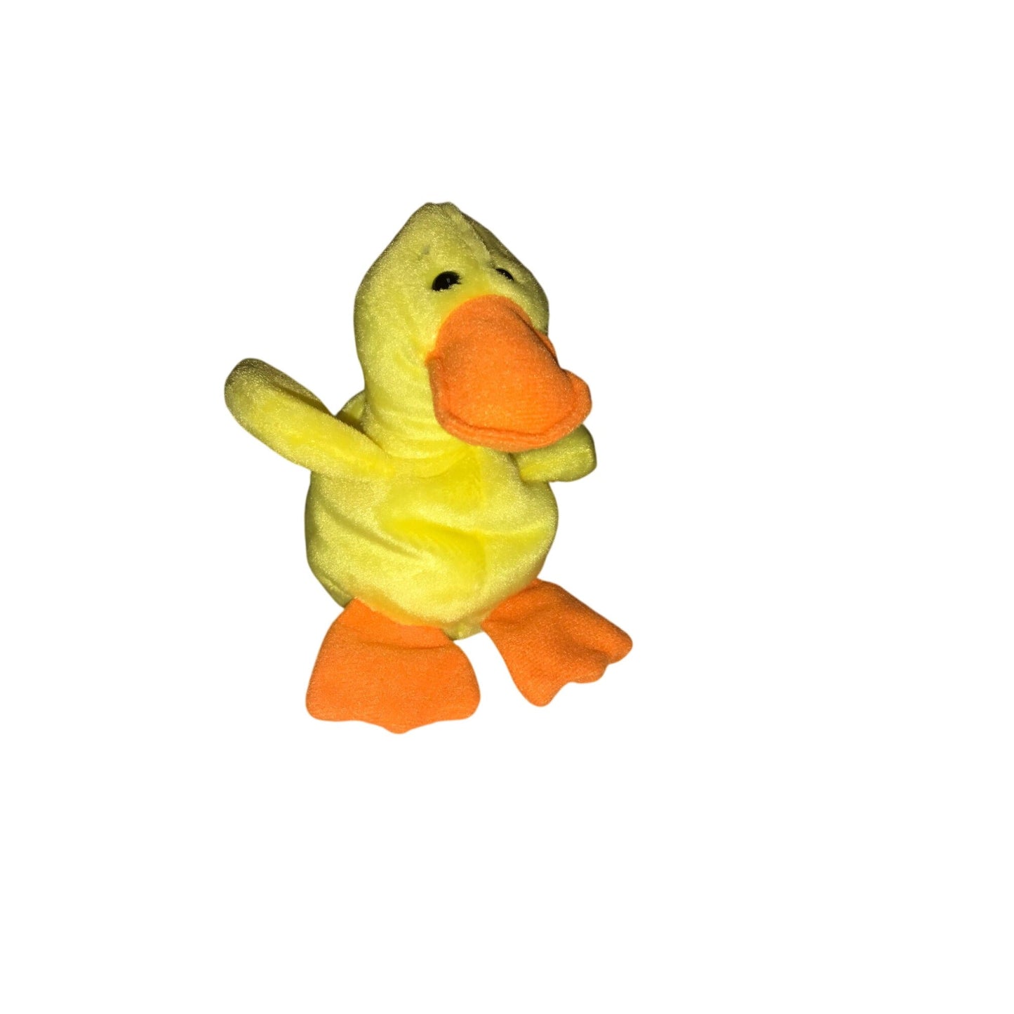 1994 Quackers the Yellow Duck Beanie Baby TY Beanie Baby  A+ Stuff Plush Toys / Stuffed Animals