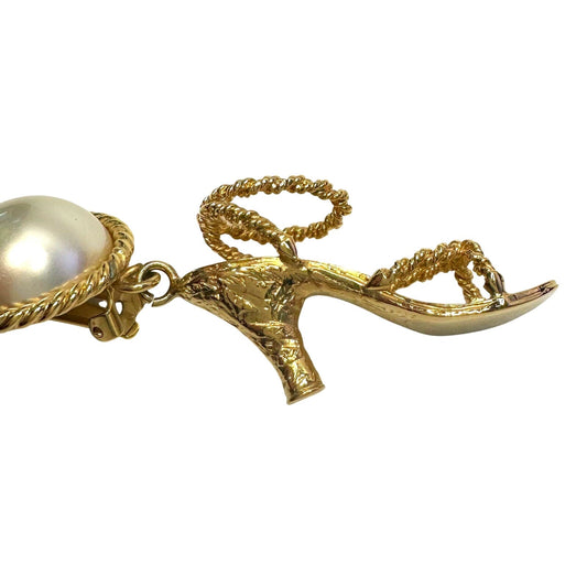 Salvatore Ferragamo High Heel Shoes Dangle Statement Earrings Salvatore Ferragamo  A+ Stuff Vintage Luxury Earrings