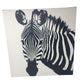 Fun Zebra Canvas Print 19.5" x 19.5" (Square) - Bold Art Piece