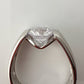 Shimmering and Beautiful 2.00 Carat DiamondLite Solitaire Ring  - Sterling Size 6.5