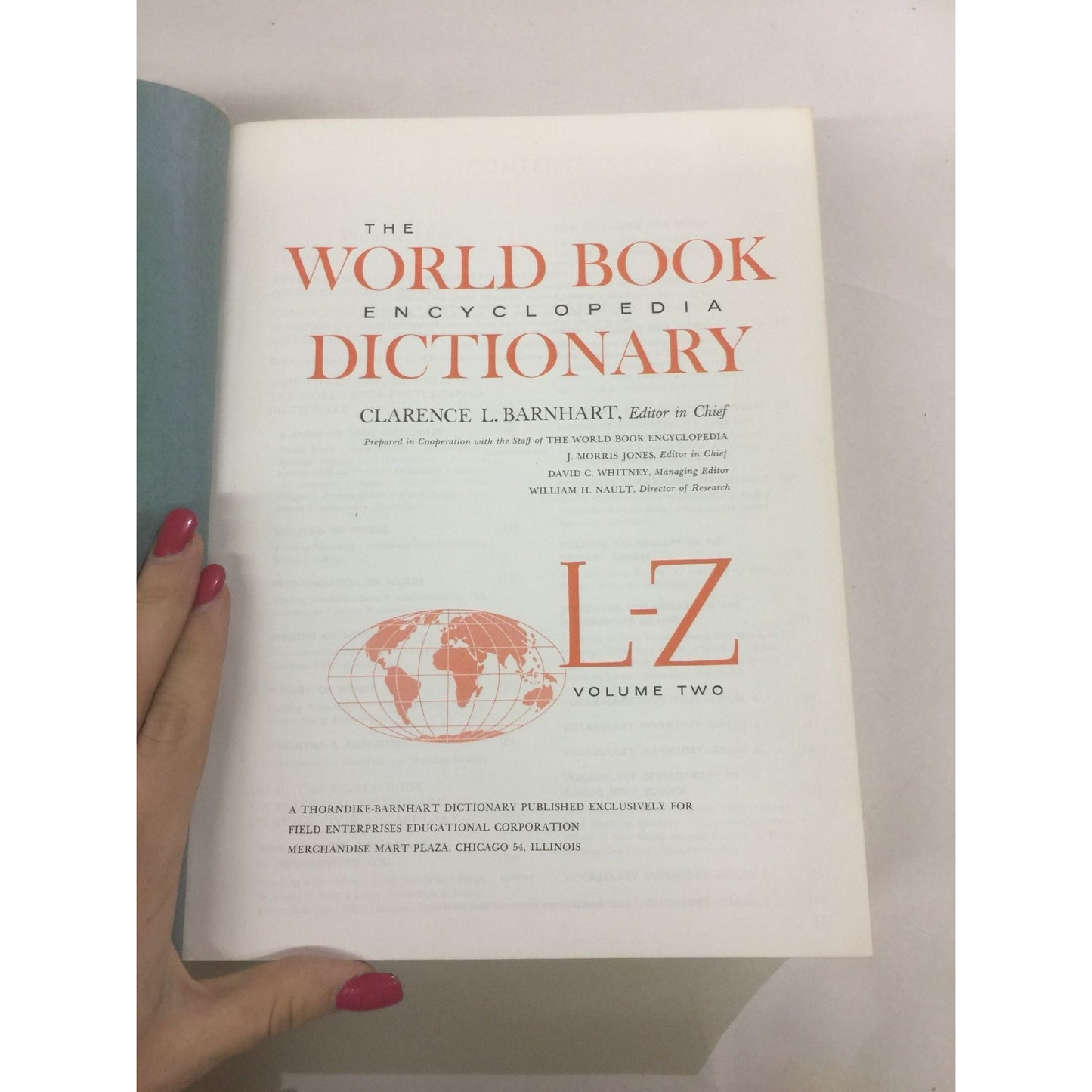 The World Book Encyclopedia Dictionary Hardback Book by Clarence Barnhart