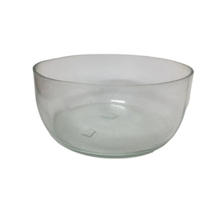 Vintage Round Clear Glass Bowl - about 6.5x3"