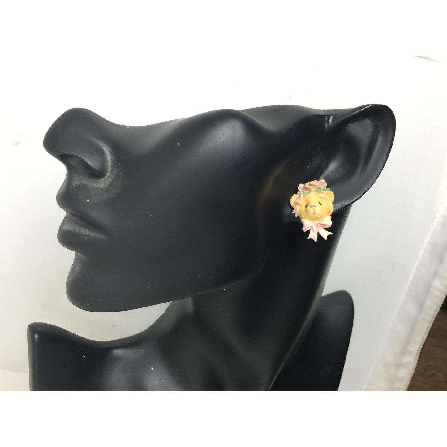 Vintage 1995 Enesco Cherished Teddies Earrings (2 pairs)