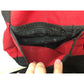 No Boundaries Red and Black School Bag with Pockets and Zippers