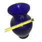 Large Vintage 10.5 Inch Cobalt Blue Flower Vase