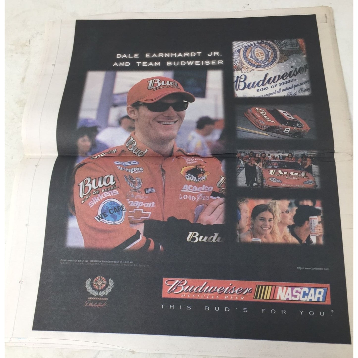 Official Souvenir Program Sat. July 7, 2001, Newspapers & Dale Jarrett 2001 UPS Postcard