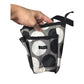 Women's Thirty-One Black, Gray, White Polka Dotted Mini Tote/ Shower Caddy