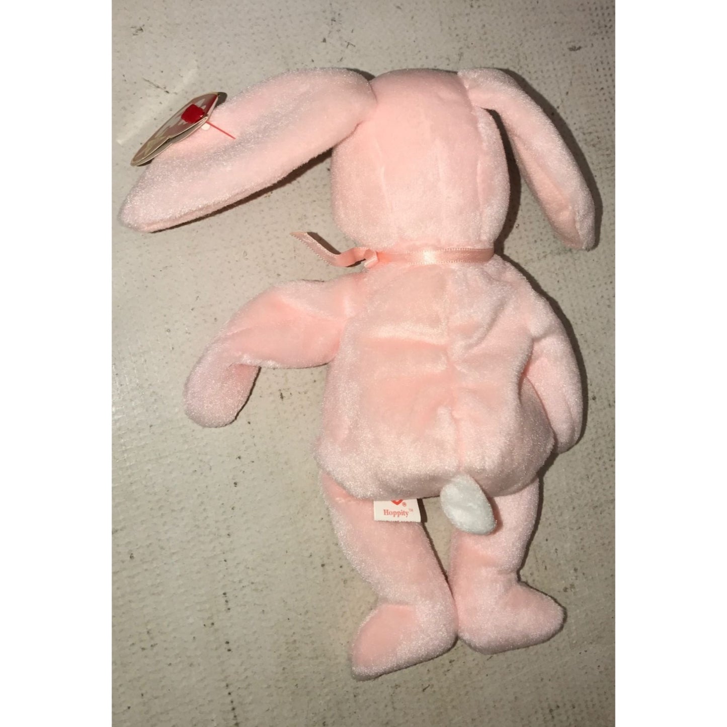 Vintage 1996 TY Beanie Baby with Tags Hoppity the Rabbit