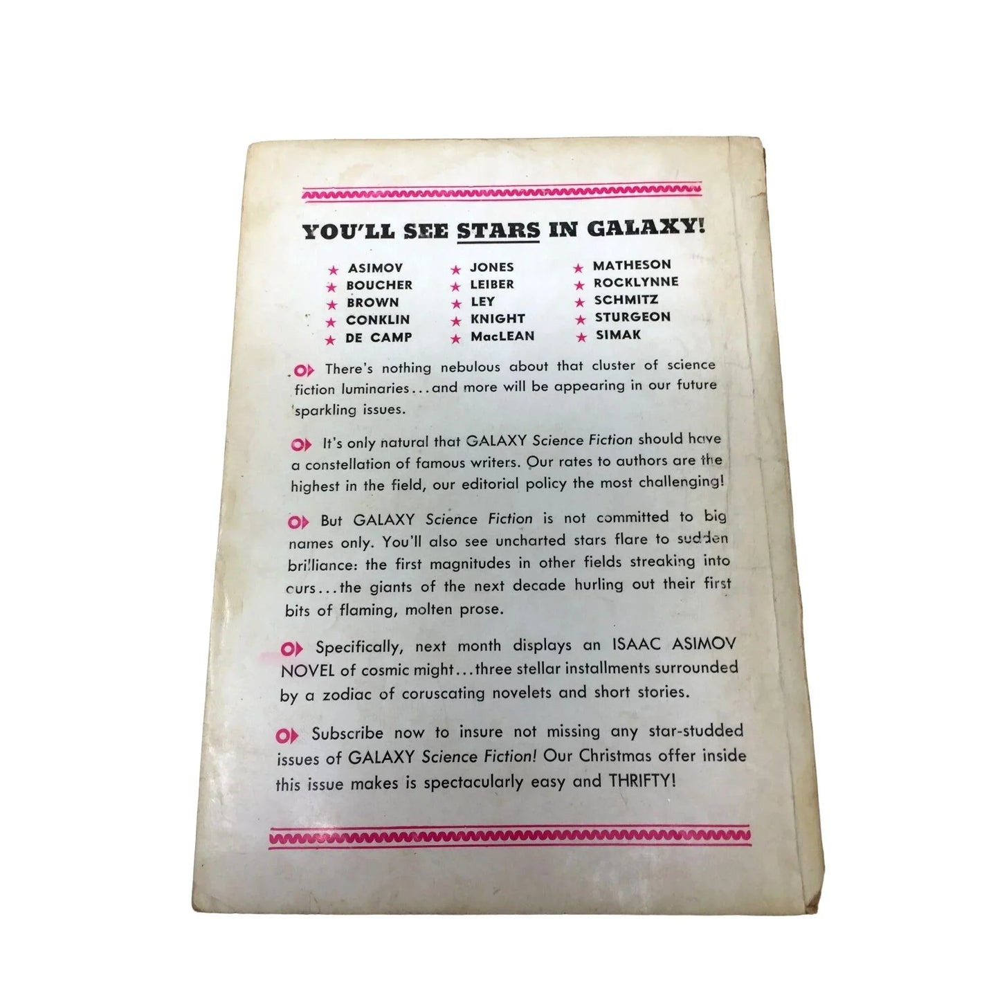The Legion of Space by Jack Williamson - Galaxy Science Fiction Novel No 2 - softcover Jack Williamson  A+ Stuff Science Fiction Novel