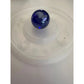 4 Vintage Navy Blue Shiny Large Glass Shooter Marbles - A+ Stuff - Collectibles - A+ Stuff