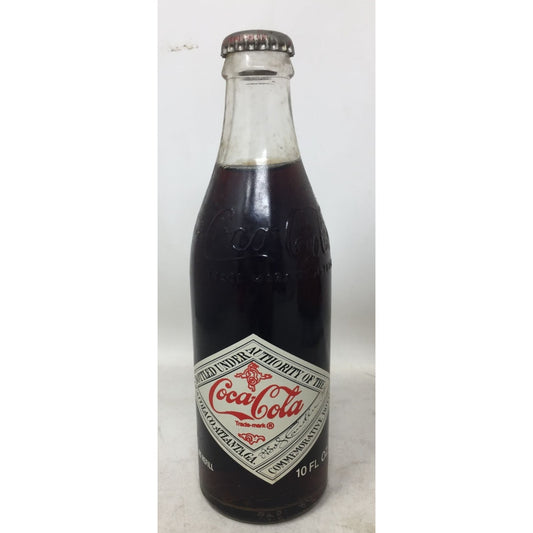 Vintage 1883-1983 100th Anniversary Collectible Glass Bottled Coca-Cola (10 fl oz)