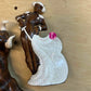 Vintage Matador Bull Fighter and Bull Ceramic Statues