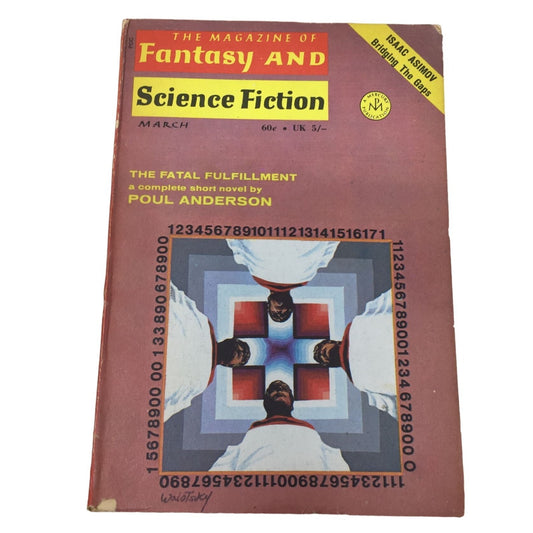 Fantasy and Science Fiction March 1970 The Fatal Fulfillment a complete short novel by Poul Anderson