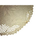 Set of 3 White/Cream Colored Handmade Crocheted Table Placemats/Doilies - A+ Stuff