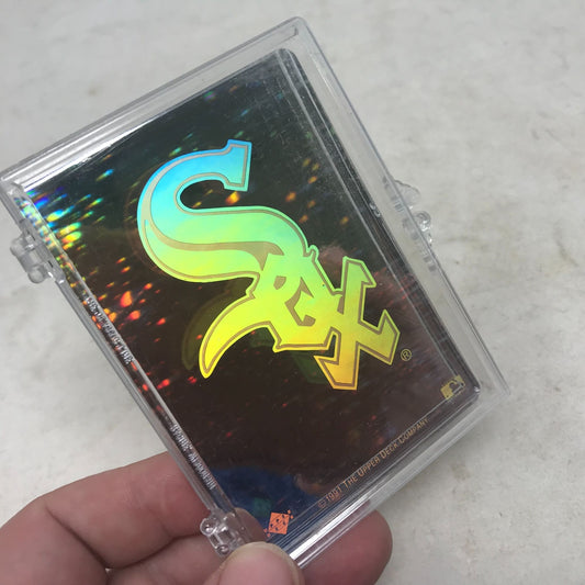 1991 Upper Deck Team Logo Hologram Sticker/Card Chicago White Sox