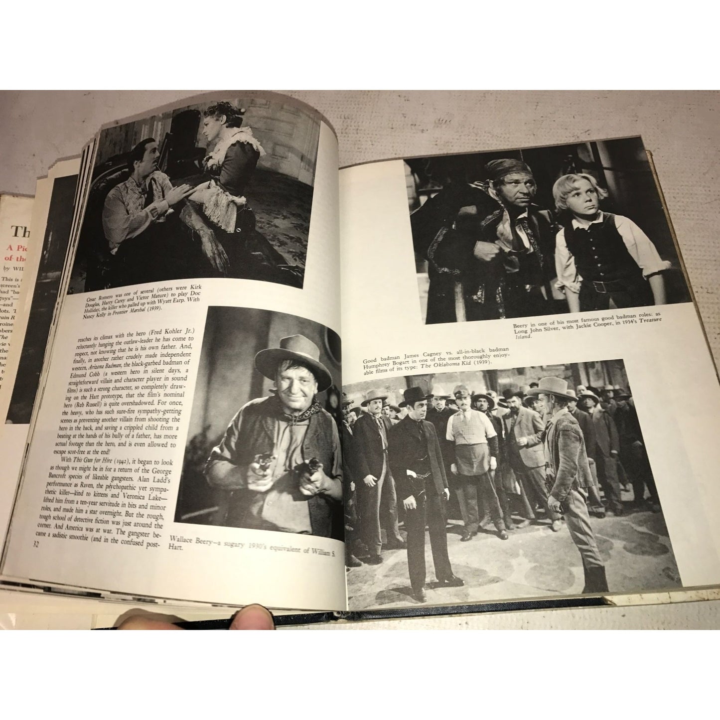 The Bad Guys - A Pictorial History of the Movie Villain Book by William K Everson