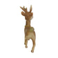 Vintage Plastic Swivel Head Small Miniature reindeer Figurine Wearing Bell Necklace